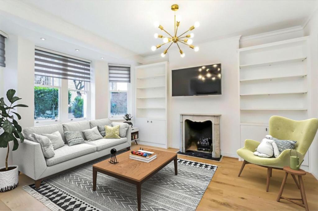 Modern Chelsea Flat, 3Bd 2Bath, With Parking Apartamento Londres Exterior foto